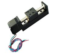 Mini tavolo scorrevole tipo T da 50/100/150/200 mm for guida lineare con motore passo-passo Nema11 da 28 mm for stampante 3D CNC(Effective Stroke 200,6mm Pitch)