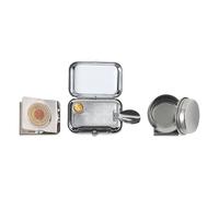 Mini tavolozza di acquerelli, 10 scomparti vuoti tascabili con clip magnetica, piccola tavolozza di colori, per viaggi, scuola, escursionismo, campeggio, scuola, scuola, diari, schizzi