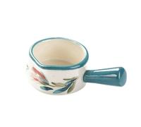 Mini tazza da latte con manico, 50 ml, in ceramica, for caffè e tè, adatta al microonde e lavabile in lavastoviglie, design smaltato, piccola lattiera(Dark green)