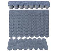 Mini tegole per tetto rotonde a coda di castoro, mini set - tegole per tetto ideali per casette per uccelli, paesaggi vegetali, cuccia per animali domestici, case finte, ecc. (Grigio)