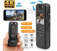 Mini telecamera 4k Ultra HD Wireless WiFi VCR Sport all'aria aperta DV IR Telecamera notturna per forze dell'ordine Micro registratore per forze dell'ordine CS09 CS07