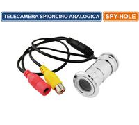 MINI TELECAMERA ANALOGICA SPIONCINO OCCHIO MAGICO PER PORTE A COLORI 92° 628X528