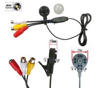 MINI TELECAMERA CAMERA SPIA AHD 8 LED CMOS COLORI AUDIO VIDEO CON MICROFONO