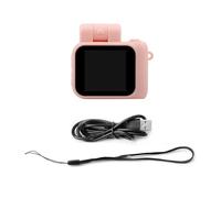 Mini telecamera con schermo HD 1080p lampada flash e dock for batteria videoregistratore portatile retrò ultra compatta Y4000(Camera Add 32G,Pink)