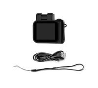 Mini telecamera con schermo HD 1080p lampada flash e dock for batteria videoregistratore portatile retrò ultra compatta Y4000(Only Camera,Black)