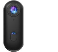 Mini telecamera con spedizione dagli Stati Uniti, indossabile magnetica guscio impermeabile, for bici WiFi, POV(FHD 1080P (Black))