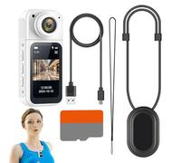Mini telecamera da pollice, telecamera spia | Telecamere per il corpo con registrazione audio video | Videocamera elettronica video sportivo per viaggi Pet Walking Bambino Ciclismo Famiglia