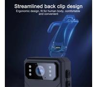 Mini telecamera digitale 2K/4K/1080P, DV DVR, videocamera corporea, videoregistratore, controllo del sito, visione notturna a infrarossi