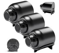 Mini telecamera oculare da 3 pezzi, mini telecamera Wi-Fi con visione notturna HD 1080P, micro monitor grandangolare con riproduzione video, controllo APP per casa, ufficio, negozio, magazzino, m