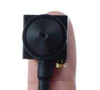 Mini Telecamera Pinhole Spia Nascosta Spy Cam con Microfono per Audio. Microspia Videocamera Invisibile Può Essere Visualizzata Direttamente su Monitor, Incluso 1 Alimentatore 12V-1Ah - Per Interno