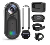 Mini telecamera portatile da tasca con pollice, impermeabile, batteria grande, 1080P, 64 GB, Wi-Fi, in vendita, video e videocamera sportiva(128GB,Black)