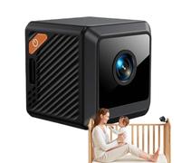 Mini telecamera senza fili - Monitor di sicurezza per interni 1080P | Macchina fotografica portatile ricaricabile USB supporta scheda di memoria per la casa camera da letto del bambino giardino garage