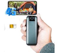 Mini Telecamera spia con SIM 4G da Interno Senza Fili 1080P FHD spy camera, compresa di sim già attiva, Visione 160°, Visione Notturna allarme movimento visione da APP manuale italiano (CB77-C)