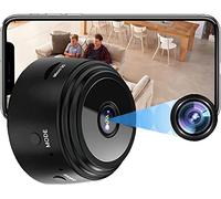 Mini telecamera spia nascosta 1080p HD wireless con visione notturna e rilevamento del movimento, telecamera WiFi per la sicurezza domestica della tata per interni ed esterni