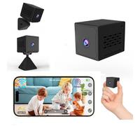 Mini Telecamera Spia Nascosta, 4K FHD Telecamera Spia con Visione Notturna e Rilevamento Movimento, Microcamera Spia con Batteria 2000mAh, Mini Telecamera Wifi/Senza Wifi, Spy Cam per Interno Estern