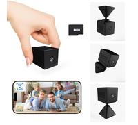 Mini Telecamera Spia Nascosta, 4K HD Mini Telecamera Wifi/Senza Wifi, Include Scheda TF Da 64 GB, Spy Cam con Visione Notturna e Rilevamento di Movimento, Microcamera Spia per Uso Interno/Esterno