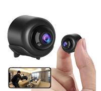 Mini telecamera spia nascosta IP WiFi HD 1080p con app per guardare video in tempo reale dal telefono cellulare Micro fotocamera di sicurezza per sorveglianza con visione notturna e rilevamento del