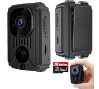 Mini Telecamera Spia Nascosta, Telecamera Senza Wifi Per Auto, Microcamera Spia Per Parcheggi E Luoghi Senza Internet, Include Microsd 32GB, 11 Ore Di Batteria, Spy Cam, Videocamera Interno Esterno