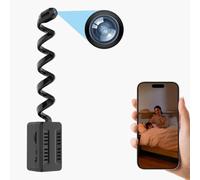 Mini telecamera spia WiFi, 1080p, con rilevatore di movimento, con lente a serpente regolabile per foto e video