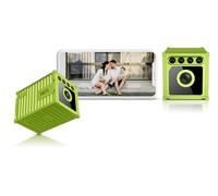 Mini telecamera spia WiFi nascosta Full HD 1080P wireless WiFi telecamera di sicurezza per interni, con alimentazione a batteria, adatta per uso familiare con visione notturna, rilevamento del