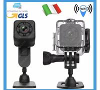 MINI TELECAMERA SPORT SPIA SQ29 FULL HD WIFI SUB IP SENSORE MOVIMENTO WATERPROOF