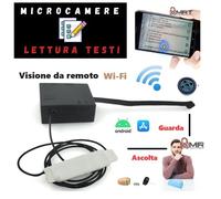 Mini telecamera WiFi LETTURA TESTI RISOLUZIONE 4K CON MICROAURICOLARE NO ESAMI