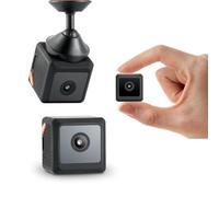 Mini telecamera wireless HD 1080P con lunga durata della batteria, rilevamento dell'occhio umano AI, visione notturna automatica, WiFi, monitoraggio del bambino, registrazione in loop su scheda SD e