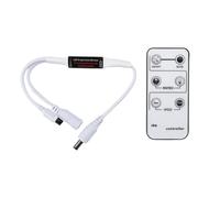 Mini telecomando DC5-24V a 6 pulsanti for controllo dimmer LED monocolore, controller for striscia luminosa LED monocanale