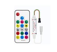 Mini telecomando magico a 17 tasti Controller RGB Luce magica a LED con dimmer LED for controller a barra luminosa(DC)