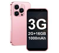 Mini telefono 3G, il più piccolo mini smartphone al mondo, touchscreen da 3,0'', telefono cellulare compatto per studenti, batteria da 1000 mAh, telefono cellulare Quad Core, Face ID, GPS, 2 GB + 16 G