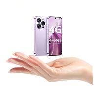 [Mini telefono Android 4G]Il più piccolo telefono Android compatto al mondo, compatibile, con display HD da 3,88 pollici | Processore quad-core, funzione di riconoscimento facciale, 4 GB di RAM + 64 G