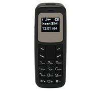 Mini Telefono Cellulare Tiny Mobile Phone Supporta una Singola Scheda Nano SIM e Reti 2G, può Essere Utilizzato Come Lettore Musicale Bluetooth MP3 per Smartphone e Tablet (Nero)