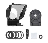 Mini teleprompter portatile Prompter for smartphone/fotocamera DSLR Registrazione video Streaming live Intervista remota(Universal Type MT-08)