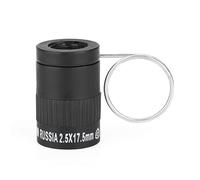 Mini telescopio monoculare, 2,5 x con messa a fuoco ottica portatile, con anello in metallo, telescopio con un occhio per eventi sportivi e bird watching