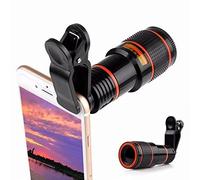 Mini telescopio monoculare 8X a lunga messa a fuoco con adattatore per telefono cellulare obiettivo smartphone fotocamera HD zoom caccia viaggi birdwatching eventi sportivi escursionismo campeggio