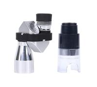 Mini telescopio monoculare portatile 12x32 Monoculari ottici in metallo argentato Ricambi per telescopi astronomici