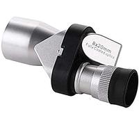 Mini telescopio monoculare telescopio tascabile, telescopio in alluminio telescopio portatile telescopio ad angolo 8 volte