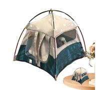 Mini Tenda Da Campeggio - Modello Espositivo In Miniatura Di Una Casa Delle Bambole, Oggetto Di Scena Realistico Per Esterni, Rifugio Decorativo | Ornamento Per Tenda Da Campeggio Per La Decor