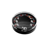 Mini Termometro Auto - Monitoraggio Istantaneo Temperatura Abitacolo | Termometro Meccanico Design Compatto 2x2cm con Supporto Adesivo | Per Automobilisti, Proprietari Camper, Van Living, SUV - Ideale