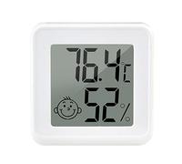 Mini Termometro Compatibile Con Bluetooth LCD Sensore Di Temperatura Digitale Misuratore Umidità Igrometro For Interni Preciso Veloce Monitoraggio In Tempo Reale(No Bluetooth White)