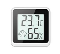 Mini Termometro Compatibile Con Bluetooth LCD Sensore Di Temperatura Digitale Misuratore Umidità Igrometro For Interni Preciso Veloce Monitoraggio In Tempo Reale(No Bluetooth Black)