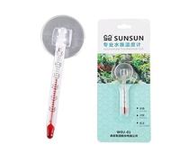 MINI TERMOMETRO DI PRECISIONE 0-50°C 6CM C/VENTOSA ACQUARIO LOTTO DA 100PZ