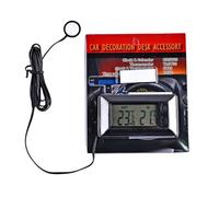 Mini Termometro Digitale Per Auto Con Display LCD Per Uso Interno Ed Esterno Dotato Di Cavo Da 1 5 Metri E Monitor Portatile