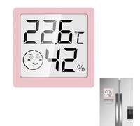 Mini termometro - mini igrometro termometri digitali | temperatura interna e indicatore di umidità con display LCD | Contatori elettronici digitali per congelatore, camera del bambino, d