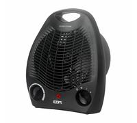 Mini Termoventilatore Elettrico Portatile EDM 07220 Nero 1000 - 2000 W