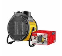 Mini Termoventilatore in Ceramica Potenza Regolabile 1000W 2000W con Livelli Reg