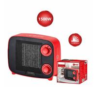 Mini Termoventilatore in Ceramica Potenza Regolabile 750W 1500W con Livelli Rego