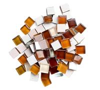 Mini tessere di mosaico in vetro, Glass Mosaic Tiles For DIY Crafts Multicolor 100g(Color1)