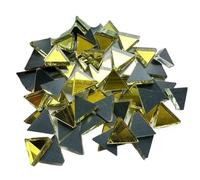 Mini tessere di mosaico in vetro, Triangle Mirror Mosaic Glass Tile DIY Kit Multicolor 100g(Color 03)