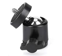 Mini Testa a Sfera con Materiale in Lega di alluminio. Testa a Sfera per Treppiede, Processo di Ossidazione Nera, Leggera e Portatile per Fotocamera Digitale